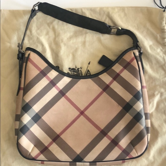 Authentic Burberry Nova Check Hobo Bag - Picture 4 of 8